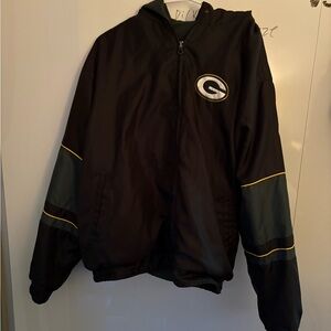 Black and Green Bomber Jacket